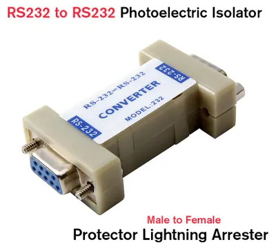 Obrázek produktu pro Fotoelektrický izolátor a převodník RS232 na RS232, ochrana sériového portu, bleskojistka