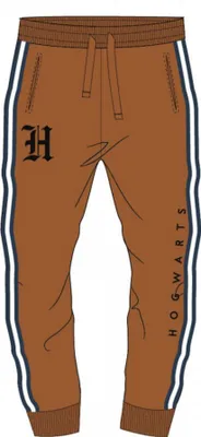 Produktbild von Harry Potter Freizeit-/Jogginghose, braun, Schriftzug "Hogwarts", 146