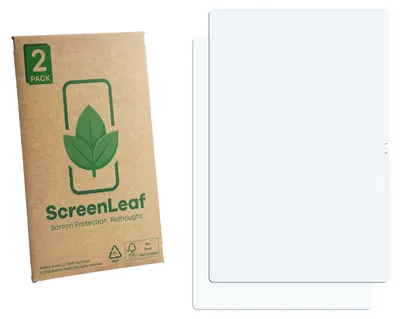 Produktbild von 2x ScreenLeaf Schutzfolie für Blackview Oscal Pad 80 nachhaltiger Displayschutz Display Schutz Folie Klar Transparent