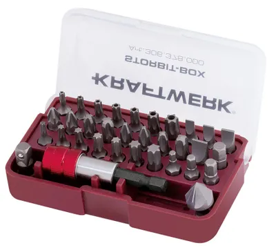 Produktbild von Bit-Box mit Kegelsenker-Bit, 33-tlg.