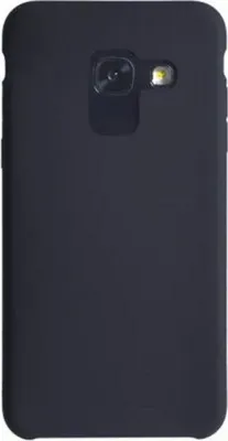 Produktbild von BigBen Connected, Schutzhülle für Galaxy A8 2018, hartes Silikon, weicher Touch, Schwarz