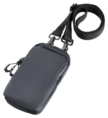 Produktbild von TROIKA BBL68, Uni, Schultertasche, Reißverschluss, Spritzwassergeschützt, Wasserabweisend, Schwarz, Einfarbig