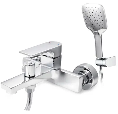 Productafbeelding van Badkraan met Handdouche van Hoogwaardig Messing