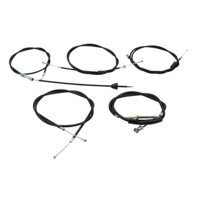 Imagen del producto de Kit de cables de acelerador negros para ciclomotores Simson SR 50 y SR 80, con carburador BVF