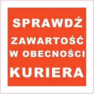 Obrázek produktu pro Výstražné samolepky Kontrola obsahu 100ks