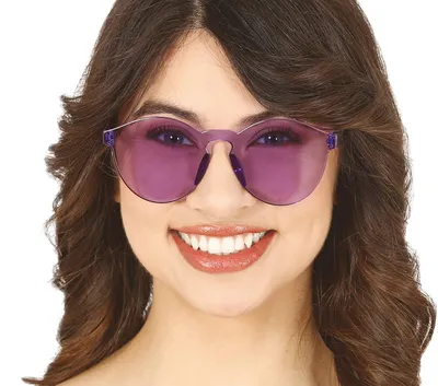 Transparente Brille, verschiedene Farben, Unisex Erwachsene