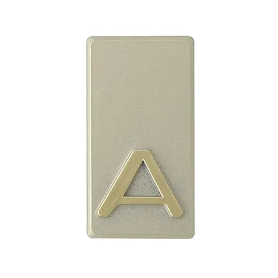 Produktbild von DOMINO Buchstabe Briefkasten Selbstklebend – A | 3D Türbuchstabe Aufkleber | Hausbuchstabe Klebend | Klebebuchstaben Wetterfest | Buchstaben zum Aufkleben | Buchstabenschild | PCV | OLIVE