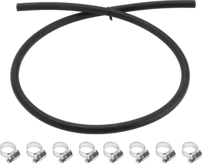 Produktbild von 1/8" Kraftstoffleitungssatz 3,28ft Vakuumschlauch Automobil-Kraftstoffschlauch mit 8 Schellen 1 Satz