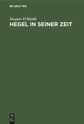 Produktbild von Hegel in seiner Zeit