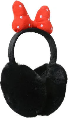 Produktbild von Juleeze JZEW0012 Ohrwärmer-Stirnband schwarz mit roter Schleife