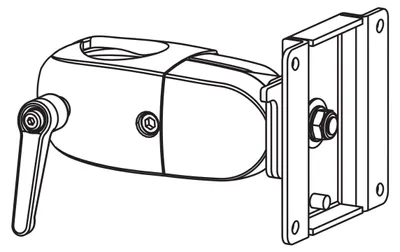 Obrázek produktu pro Ergotron DS Series DS100 Clamping Single Pivot, 11,3 kg, 76,2 cm (30"), 75 x 75 mm, 100 x 100 mm, Černá