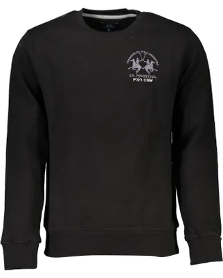 Zdjęcie produktu dla La Martina Schwarzes Herren-Sweatshirt Mit Reissverschluss