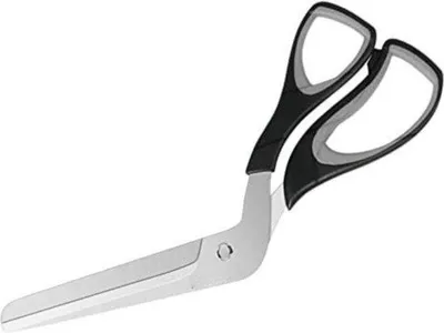 Image de Couteau à pizza - Coupe-pizza - Coupe-pizza - 27,5 cm - Noir/Rouge