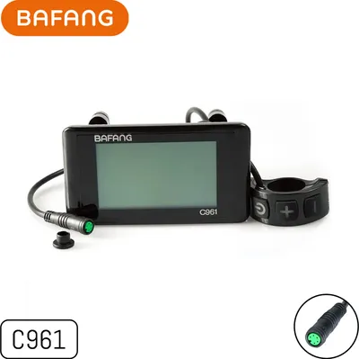 Obrázok produktu pre windmeile | Displej C961, kompatibilný s Bafang BBS01 BBS02 BBSHD a ovládačom, 4-palcový LCD displej, e-bike, elektrobicykel, pedelec, HMI APT TGT