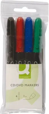 Image de Marqueur pour CD/DVD - Etui de 4 couleurs