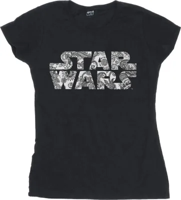 Produktbild von Star Wars - T-Shirt für Damen BI41110 (XXL) (Schwarz)