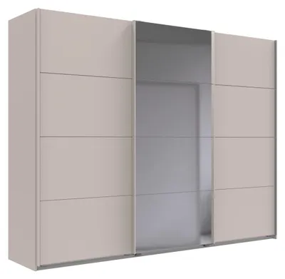Produktbild von Schwebetürenschrank >AALST< in KASCHMIR / SPIEGEL - 270x208x65cm (BxHxT)
