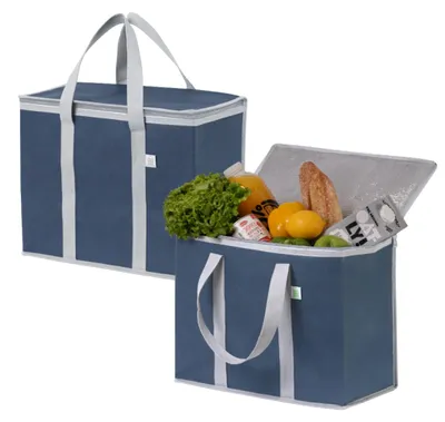 Produktbild von Isolierte Kühltasche und wiederverwendbare Einkaufstaschen für Lebensmittelzustellung