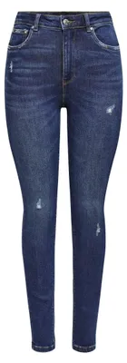 Produktbild von ONLY Female Skinny Fit Jeans ONLMila Life HW Ankle 2530Dark Blue Denim, 15209155