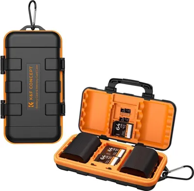 Image de Étui de protection pour cartes mémoire et batteries résistant à l'eau et aux chocs 2 batteries/8 AAA/AA 6 micro-SD 4 SD 2X CF/XQD
