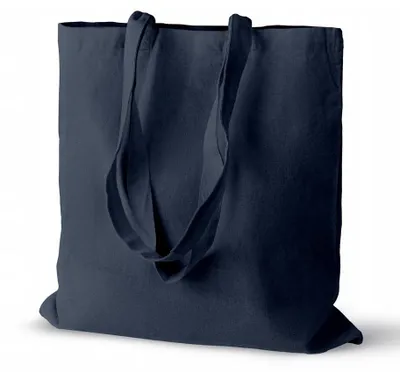 Produktbild von Allbag Baumwoll-Tragetasche 38x42 cm Navy Blau Stofftasche
