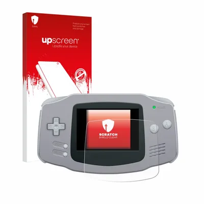 Produktbild von upscreen Schutzfolie für Nintendo Gameboy Advance GBA Displayschutz Displayschutzfolie Folie Klar Transparent