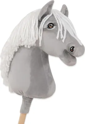Produktbild von Hobby Horse Großes Premium-Stabpferd - Grau III A3