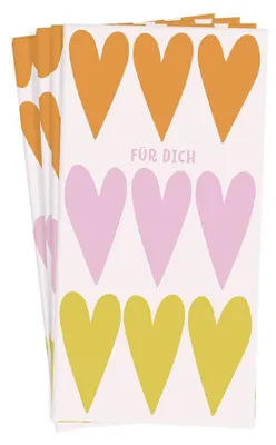 Produktbild von Taschentücher Papiertaschentücher "Für Dich" Mitbringsel Geburtstag, Freundin, Freund, Geschenk,