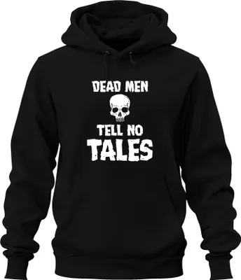 Obrázek produktu pro Pirate Skull Skull Sailor Old Uni mikina s kapucí, černá, XL