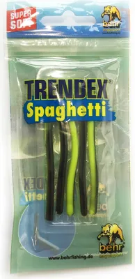 Produktbild von Behr Spaghetti Forellenköder, Farbe:Feuergelb Schwarz