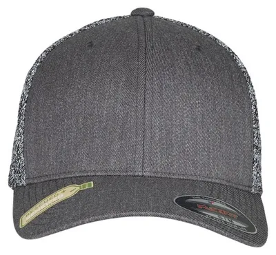 Produktbild von Flexfit - Trucker Cap TN916 (S-M) (Schwarz/Grau meliert)