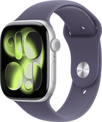 Produktbild von Apple Watch 11 46mm GPS+5G S/M Alu Sport silber/nebelviolet