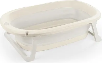 Produktbild von Zusammenklappbare Babybadewanne, beige, 20,5x75,5x46,5 cm