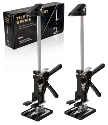 2er-Set Hebebock für Trockenbau, 400 kg, höhenverstellbar, 39 cm