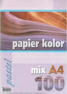 Image de Papier couleur A4 de haute qualité, 100 feuilles