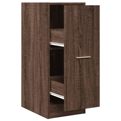 Produktbild von vidaXL Apothekerschrank Braun Eichen-Optik 30x41x77,5 cm Holzwerkstoff