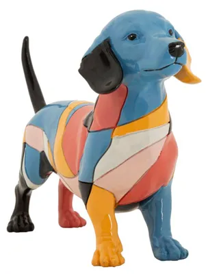 Immagine prodotto di Mauro Ferretti, scultura "Teckel Rubic", 32,5 x 9,7 x 20,5 cm, multicolore