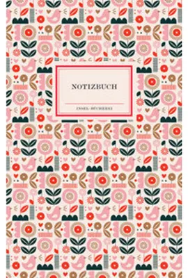 Produktbild von Notizbuch Insel-Bücherei 'Puderrosa Blumen retro'