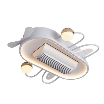 Produktbild von Deckenventilator mit LED Beleuchtung mit Fernbedienung Lichtfarbe/Helligkeit einstellbar 6 Geschwindigkeiten, timer 2 Stunden YX2024-ET