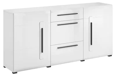 Produktbild von Buffet Louis mit 3 Schubladen und 2 Türen, Weiß, 180cm