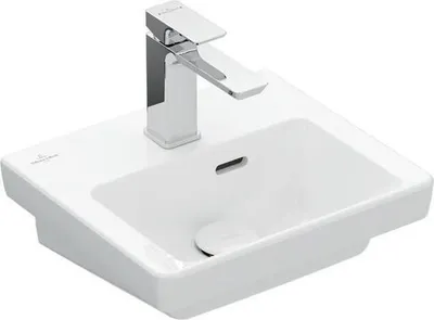 Productafbeelding van Villeroy & Boch Subway 3.0 wastafel, 37 cm, met 1 kraangat, met overloop
