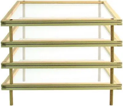 Produktbild von Stapelbare Trockenhorde aus Buchenholz 50 x 40