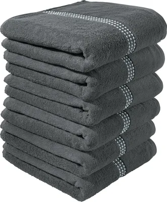 Produktbild von Erwin Müller Handtuch Mannheim" 6er-Pack anthrazit 50x100 cm"