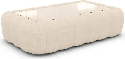 Produktbild von Strukturstoff Couchtisch Rectangle Valora Creme