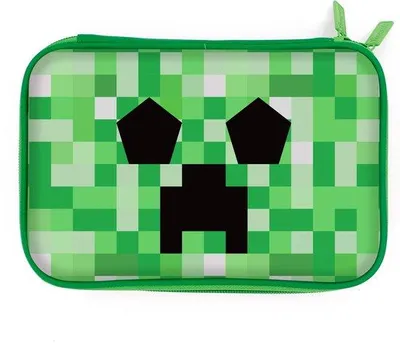 Image de Grande trousse à compartiments - Organiseur de cartable pour garçons - Porte-stylo personnalisé pour enfants (vert)