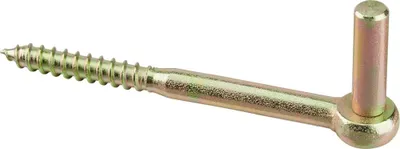Produktbild von GAH-Alberts Kloben zum Einschrauben J-Haken, Scharnier, Stahl, Gelb, Galvanisch verzinkte Beschichtung, 10 Stück(e)