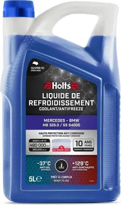 Produktbild von Kühlmittel Holts, 5L + Ausgießer, Mercedes BMW 325.0 GS94000 kompatibel, Motorkühler