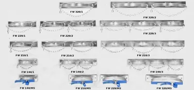 Produktbild von NIES Flaschen-Wandhalterung für 50 l Ø 229 mm