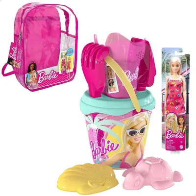 Produktbild von Strandspielzeuge-Set Barbie 8 Stücke Ø 18 cm