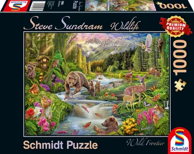 Produktbild von Wildtiere am Waldesrand/1.000 Teile